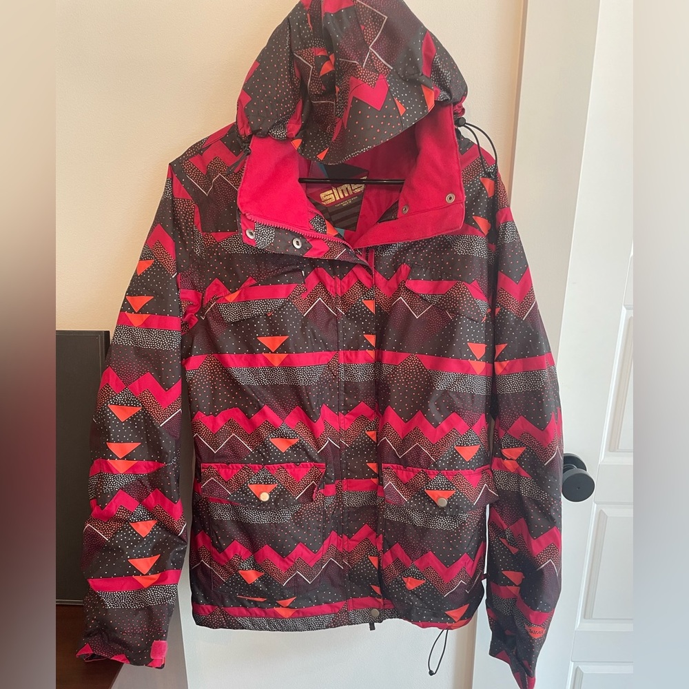 Sims snow/snowboarding jacket. Size large.